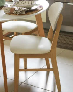 Sæt med 2 spisebordsstole AMERY Træ