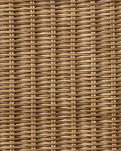 Sæt med 2 spisebordsstole ANDES Rattan Brun