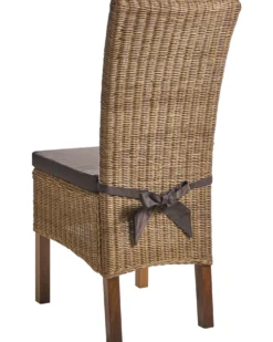 Sæt med 2 spisebordsstole ANDES Rattan Brun