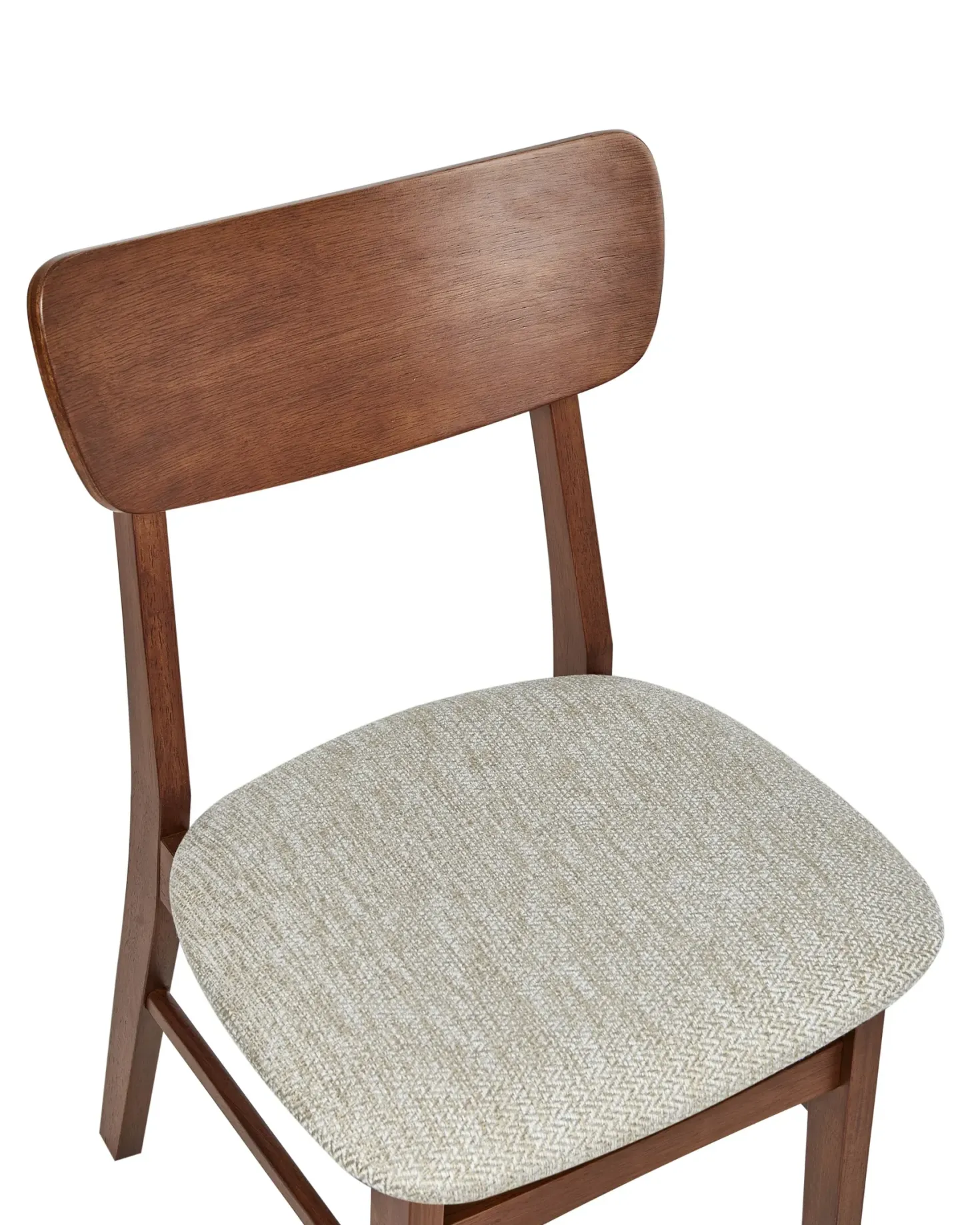 Sæt med 2 spisebordsstole ANOKA Træ Brun/beige