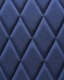 Sæt med 2 spisebordsstole ARCATA Velour Navy Blå