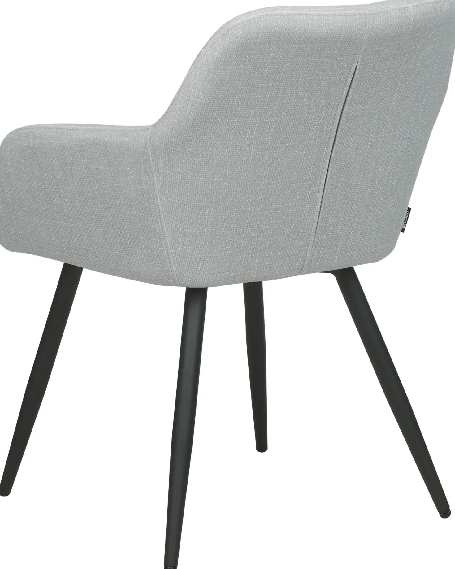 Sæt med 2 spisebordsstole CASMALIA Velour Lysegrå