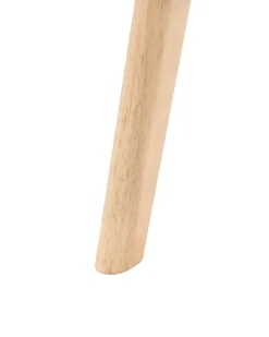 Sæt med 2 spisebordsstole CHARLESTON Træ Lysebrun/lys beige