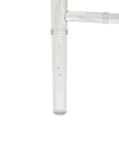 Sæt med 2 spisebordsstole CLARION Transparent