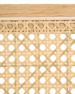Sæt med 2 spisebordsstole CORDOVA Rattan Lysebrun