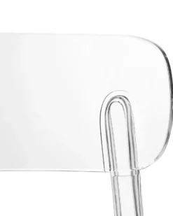 Sæt med 2 spisebordsstole COVINGTON Transparent