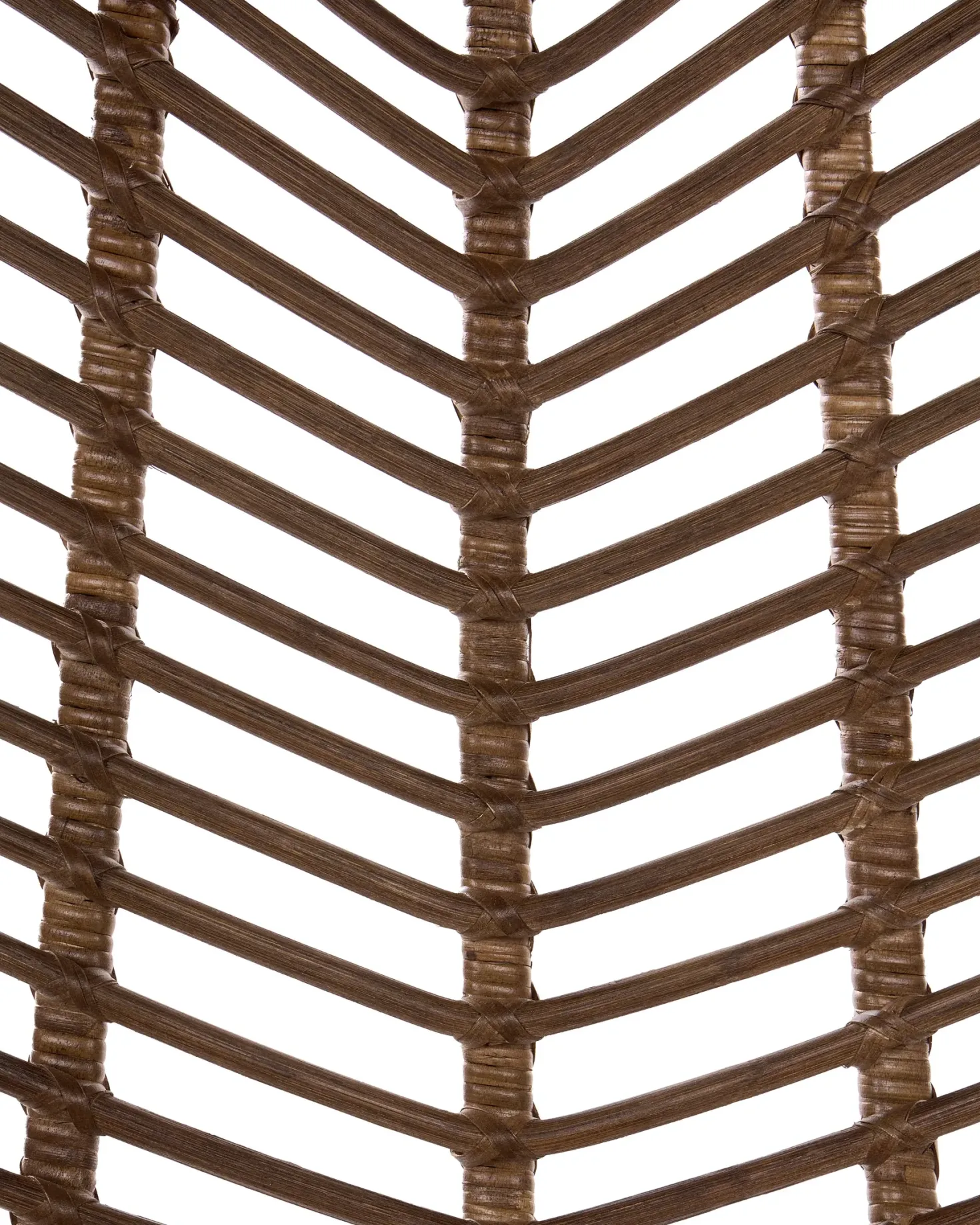 Sæt med 2 spisebordsstole DILLEY Rattan Brun