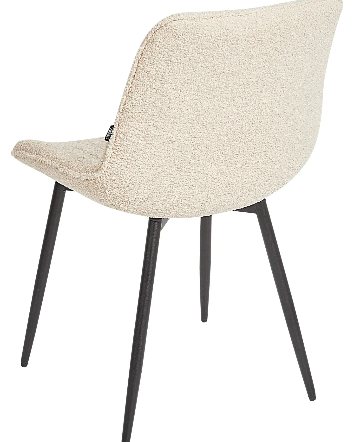 Sæt med 2 spisebordsstole DUBROVNIK Boucle Lys Beige
