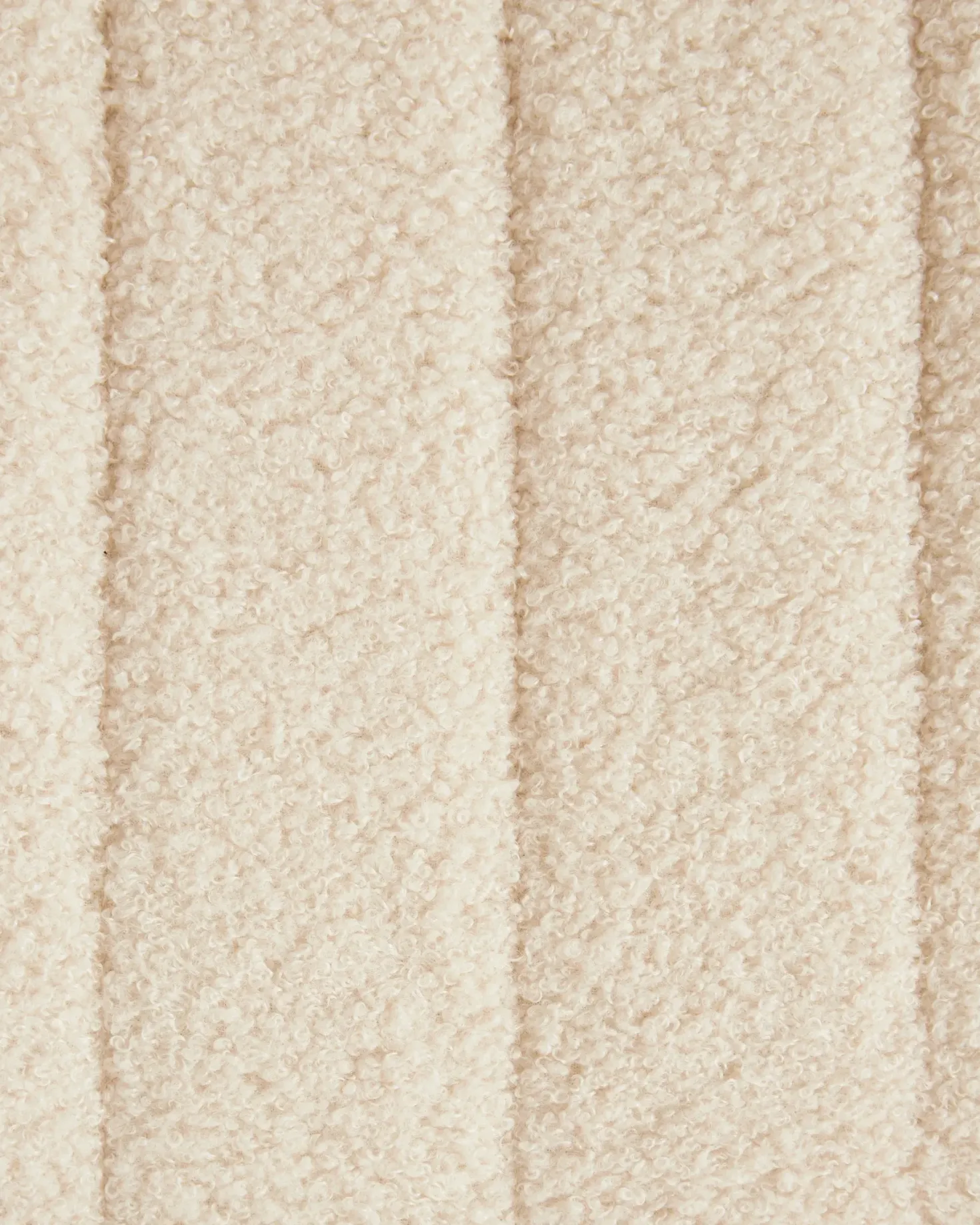 Sæt med 2 spisebordsstole DUBROVNIK Boucle Lys Beige