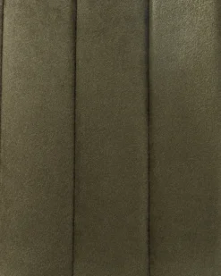 Sæt med 4 spisebordsstole KALISPELL Velour Olivengrøn