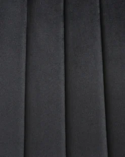 Sæt med 4 spisebordsstole KALISPELL Velour Sort