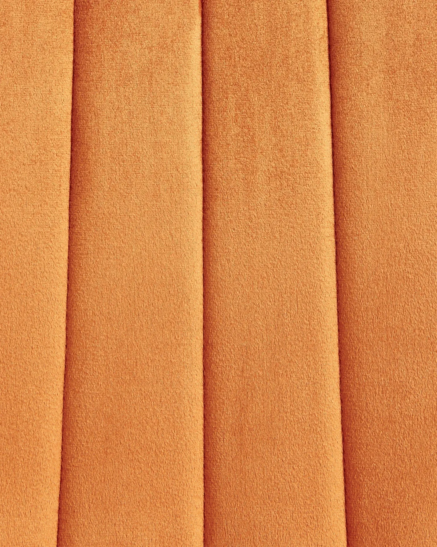 Sæt med 4 spisebordsstole KALISPELL Velour Orange