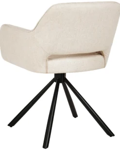Sæt med 2 spisebordsstole LOURES Lys Beige