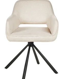 Sæt med 2 spisebordsstole LOURES Lys Beige