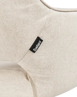Sæt med 2 spisebordsstole LOURES Lys Beige