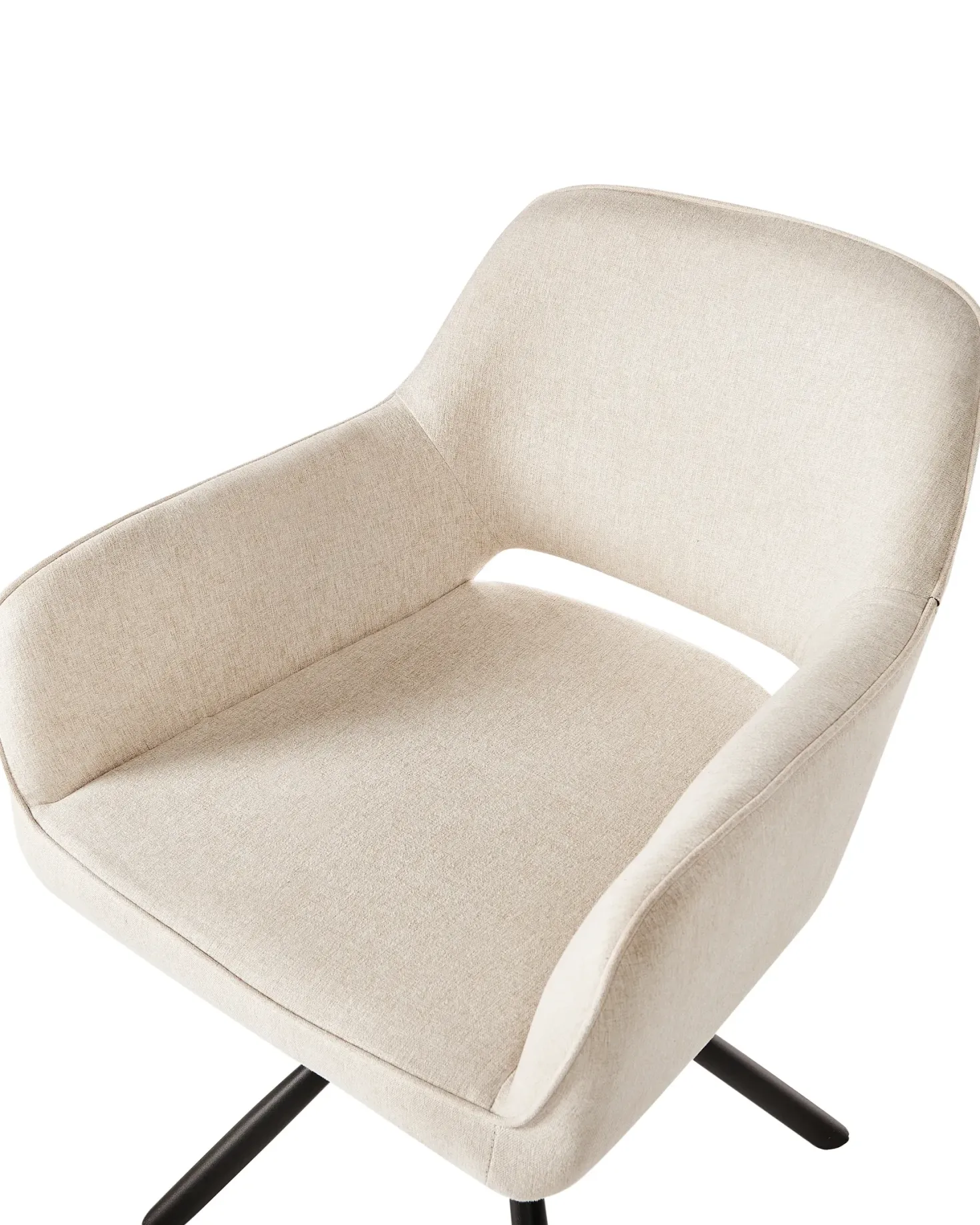 Sæt med 2 spisebordsstole LOURES Lys Beige