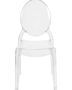 Sæt med 4 spisebordsstole MERTON Transparent