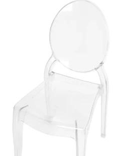 Sæt med 4 spisebordsstole MERTON Transparent