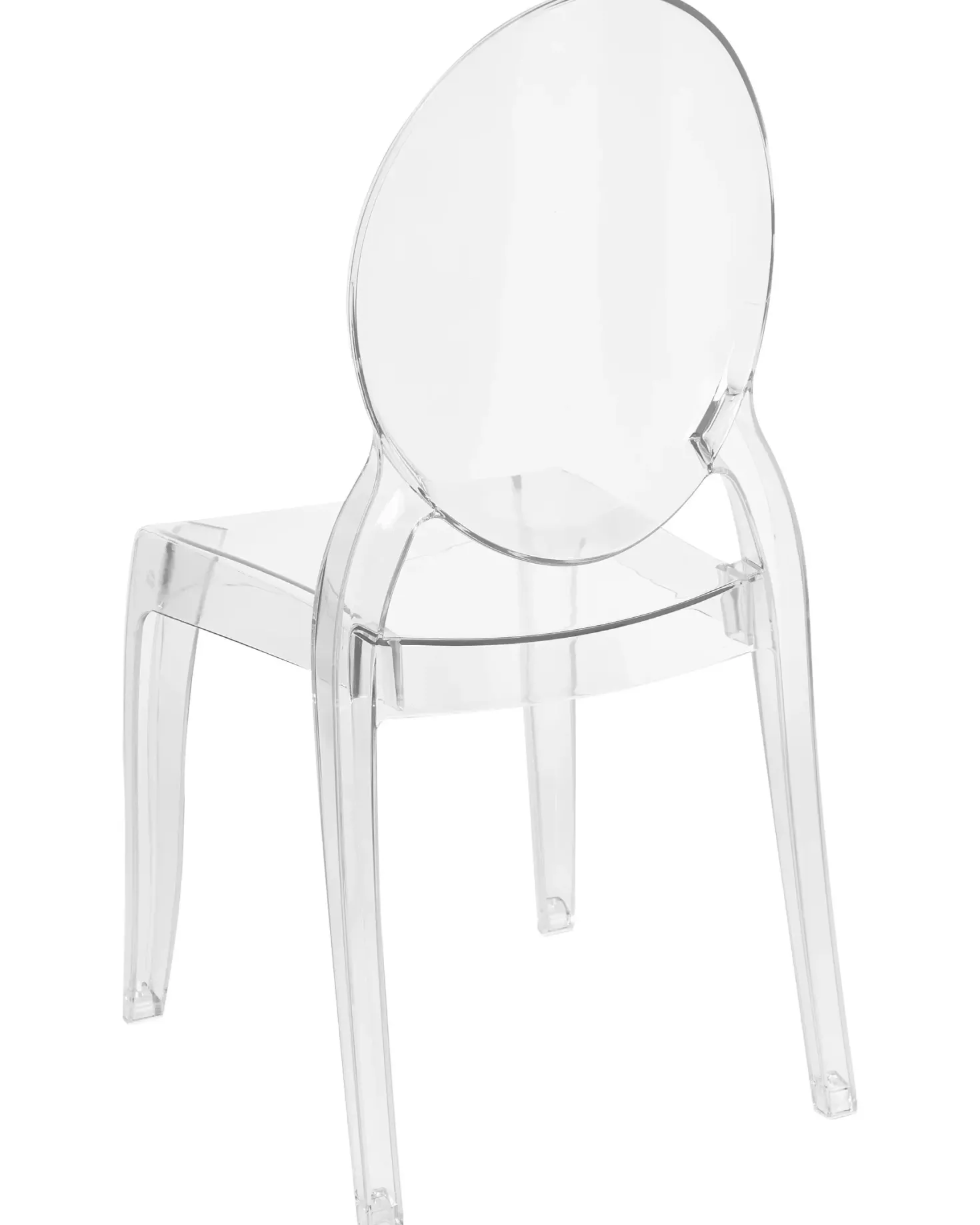 Sæt med 4 spisebordsstole MERTON Transparent