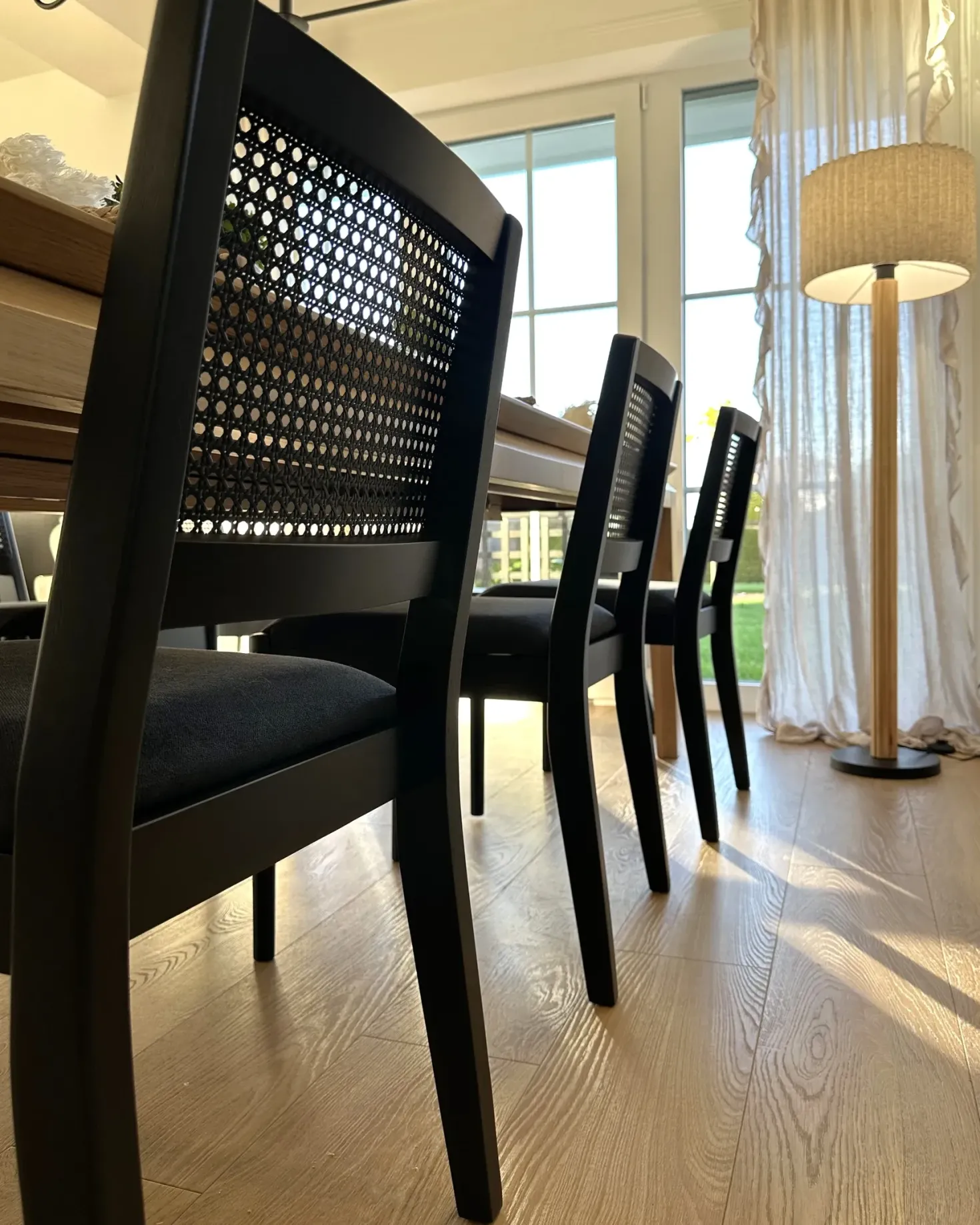 Sæt med 2 spisebordsstole TAMARAC Træ Sort