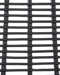 Sæt med 2 spisebordsstole TAOS Rattan Sort
