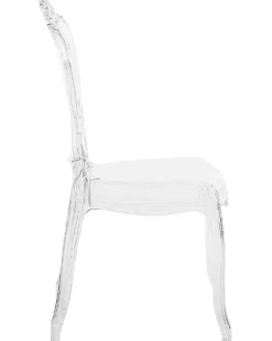 Sæt med 2 spisebordsstole VERMONT Transparent