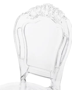 Sæt med 2 spisebordsstole VERMONT Transparent
