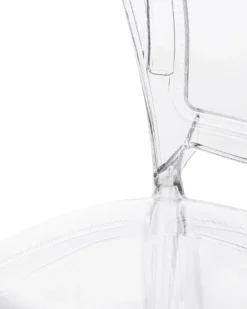 Sæt med 2 spisebordsstole VERMONT Transparent