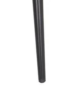 Sæt med 2 spisebordsstole VIVIAN Velour Søblå