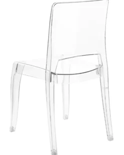 Sæt med 2 spisebordsstole WESTBRIDGE Transparent