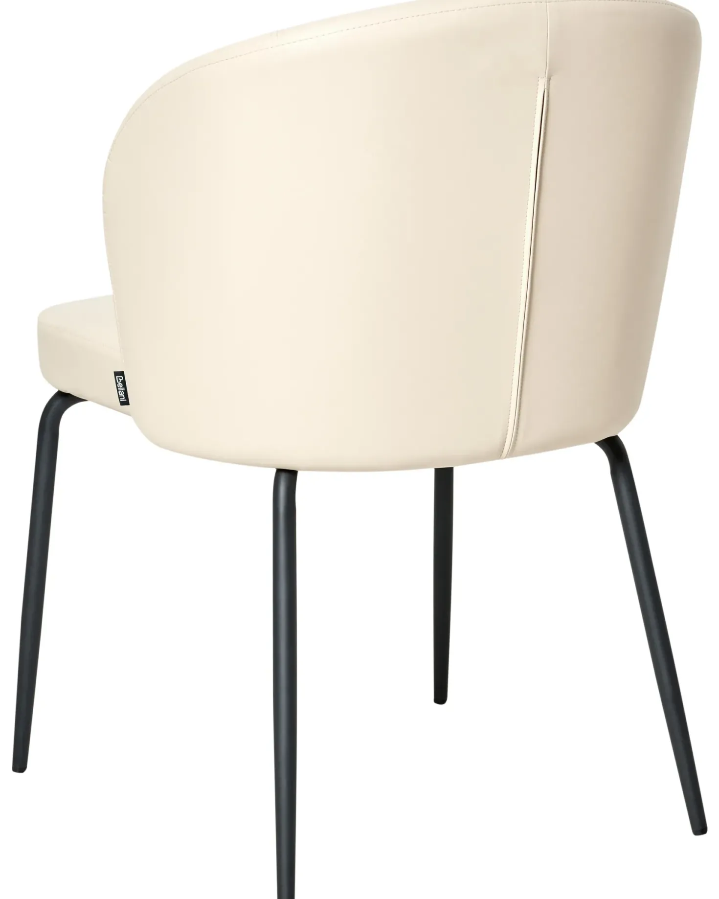 Sæt med 2 spisebordsstole ZANA Kunstlæder Lys Beige
