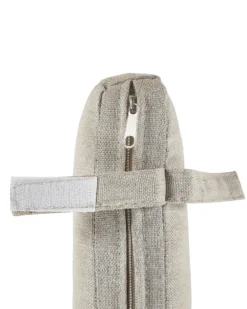 Sæt med 4 stole med puder CAVOLI Metal Beige