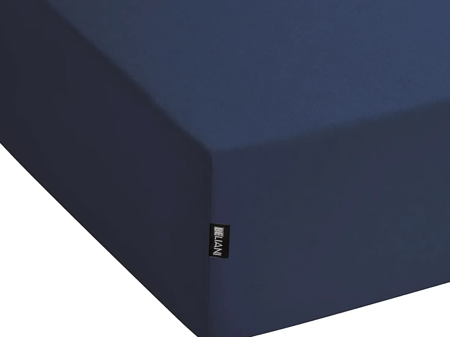 Stræklagen HOFUF Bomuld 90 x 200 cm Navy Blå