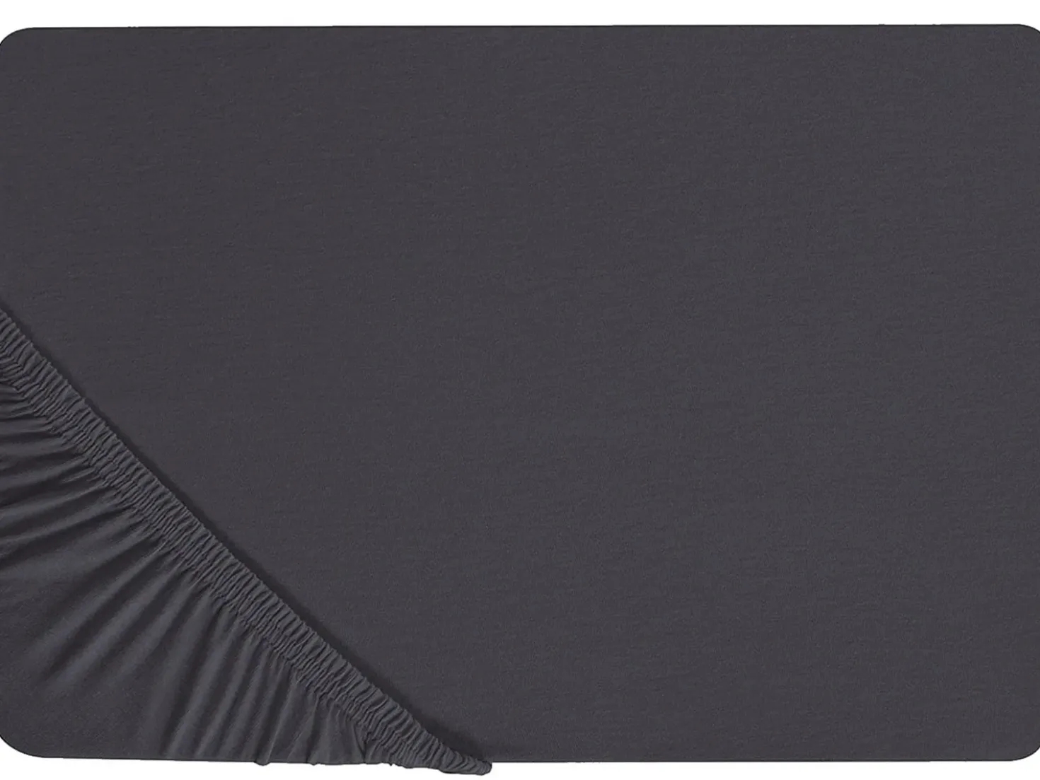Stræklagen HOFUF Bomuld 200 x 200 cm Sort