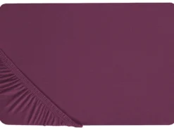 Stræklagen JANBU Bomuld 200 x 200 cm Bordeaux