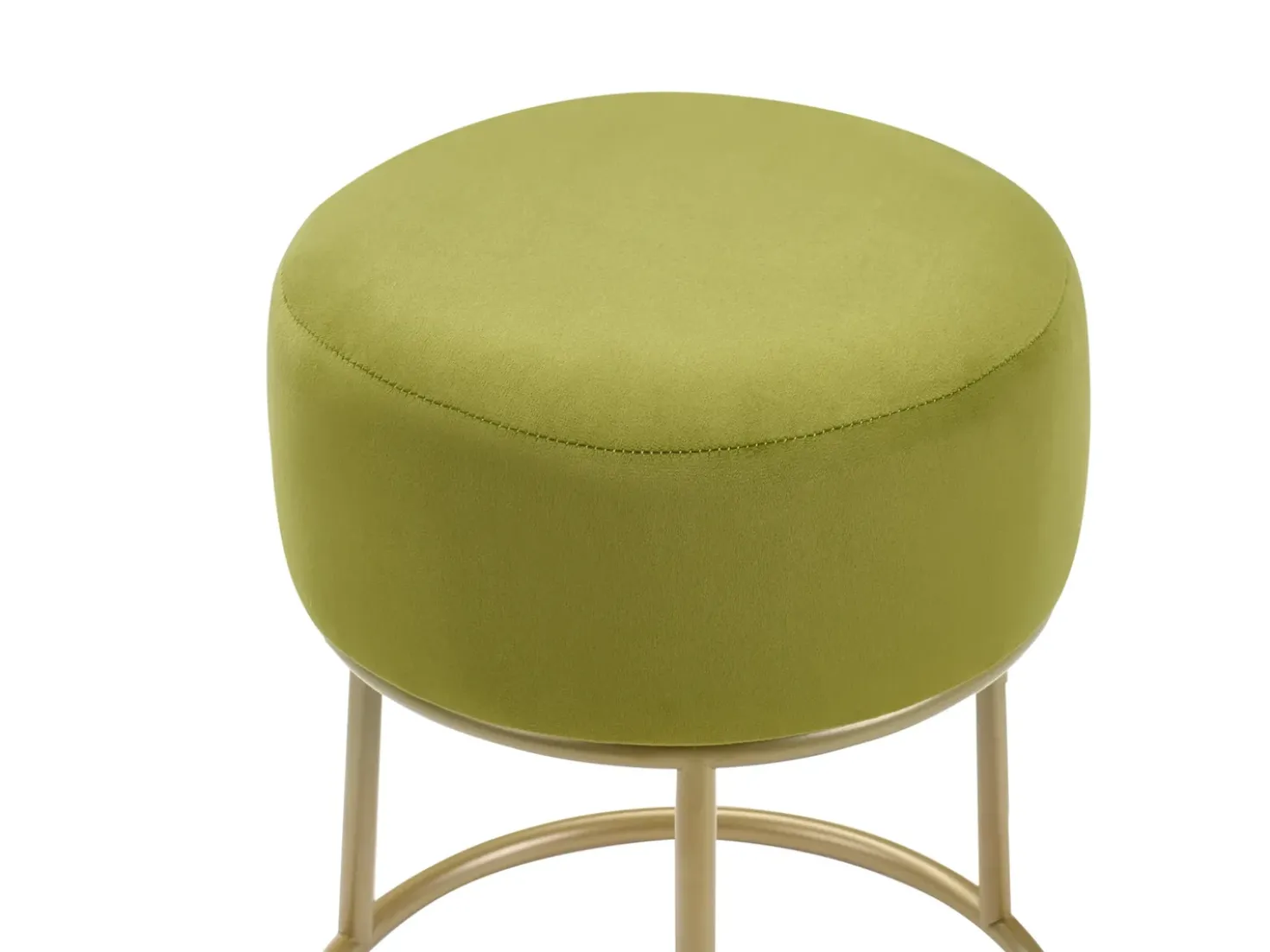 Taburet DELCO Velour Limegrøn