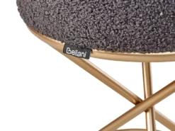 Taburet PRESHO Boucle Grå