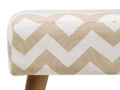 Taburet TAKOMA Bomuld Beige