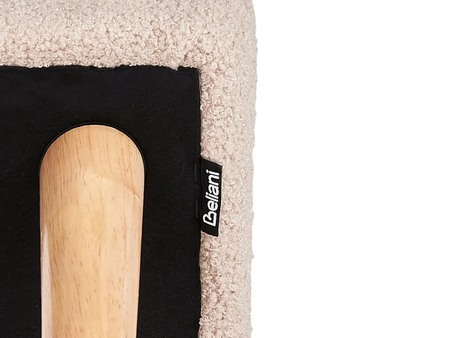 Taburet TAKOMA Boucle Lys Beige