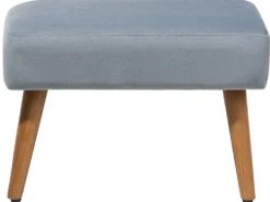 Taburet TAKOMA Velour Grå