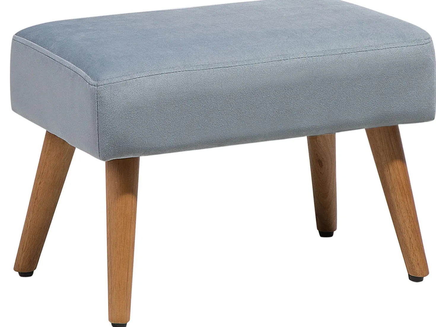 Taburet TAKOMA Velour Grå