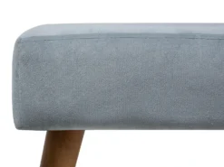 Taburet TAKOMA Velour Grå