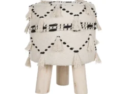 Taburet THONDI Bomuld Beige