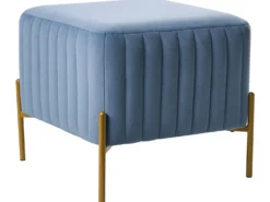 Taburet UTAH Velour Blå