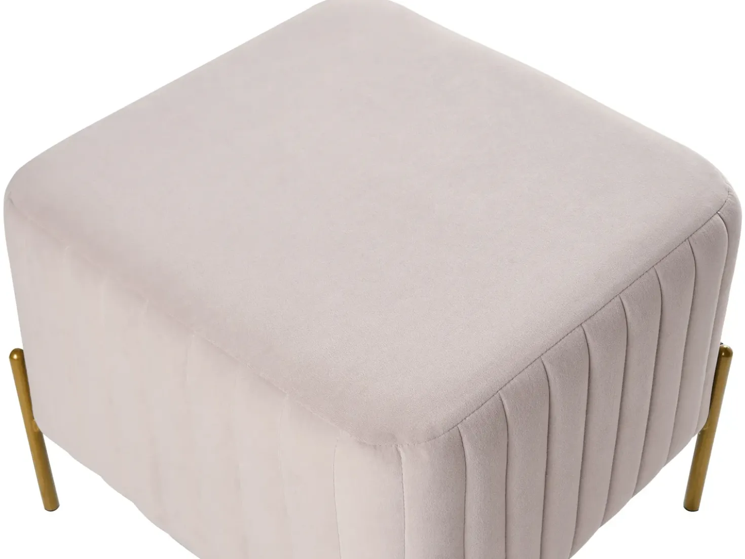Taburet UTAH Velour Brungrå