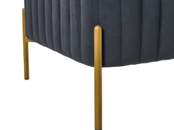 Taburet UTAH Velour Sort