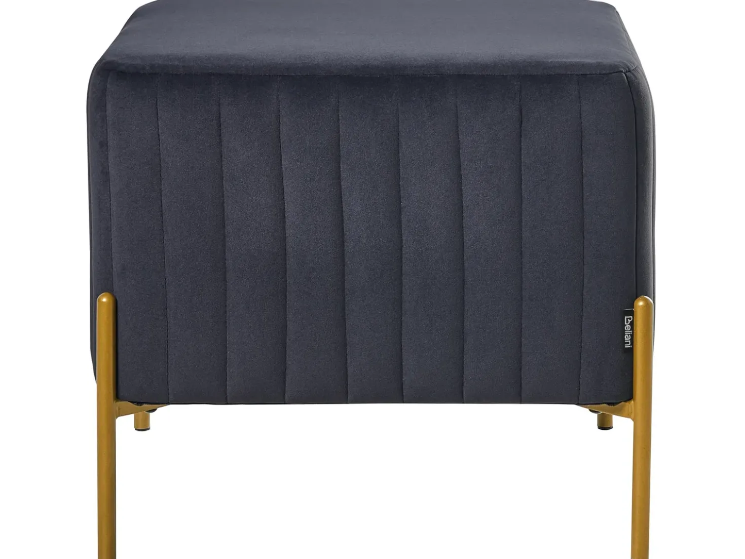Taburet UTAH Velour Sort