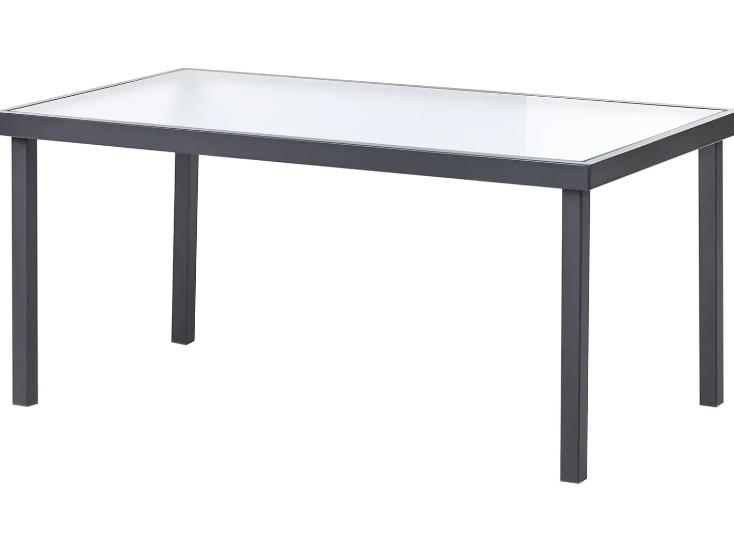 TAVOLETO 4 personers Loungesæt med bord Grå Metal