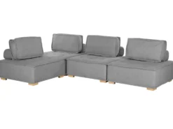 TIBRO 4 personers Hjørnesofa modul Højrevendt Grå