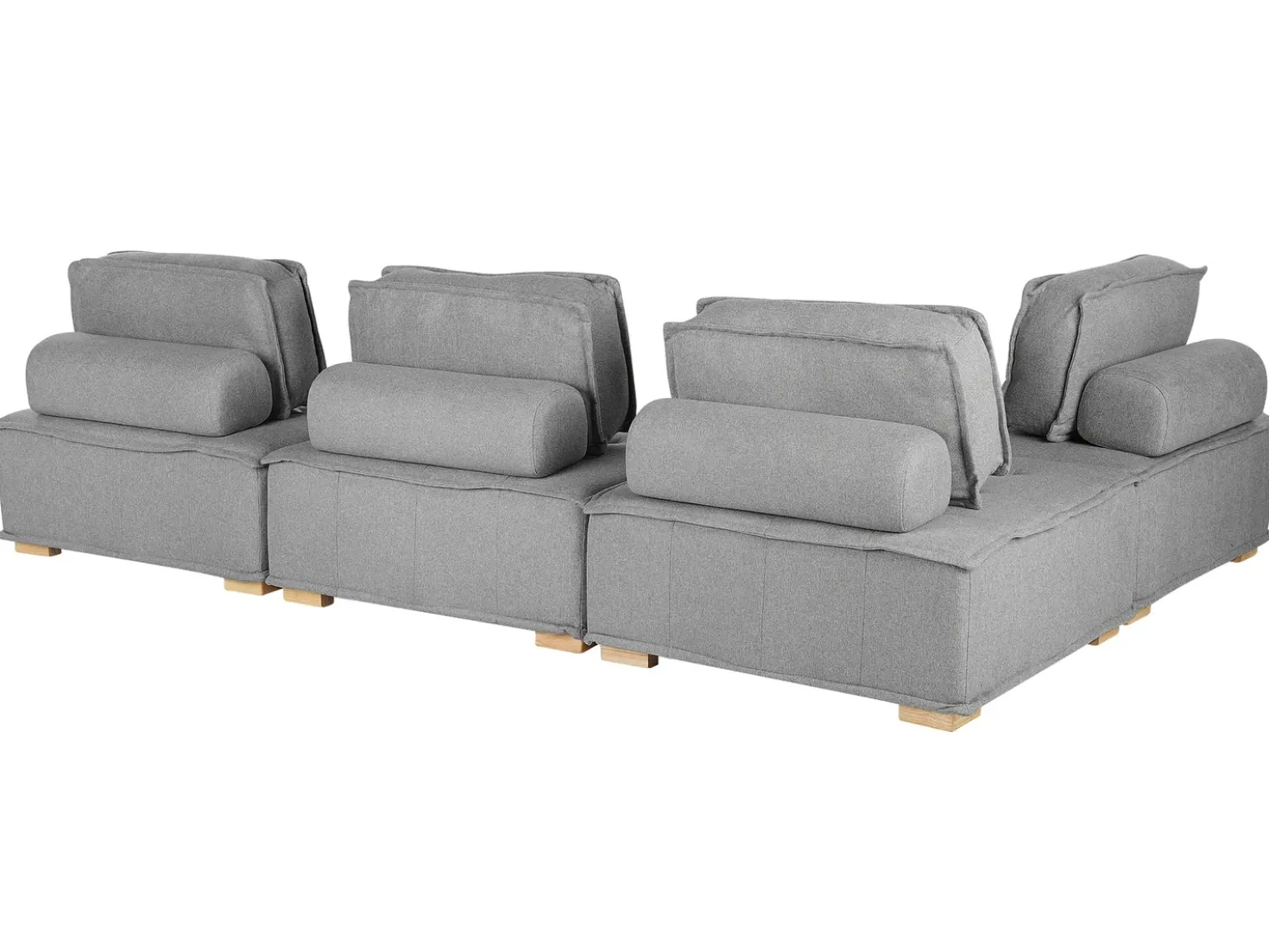 TIBRO 4 personers Hjørnesofa modul Højrevendt Grå
